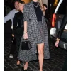 Taylor Swift Plaid Coat Black