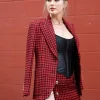 Taylor Swift Tweed Blazer Red