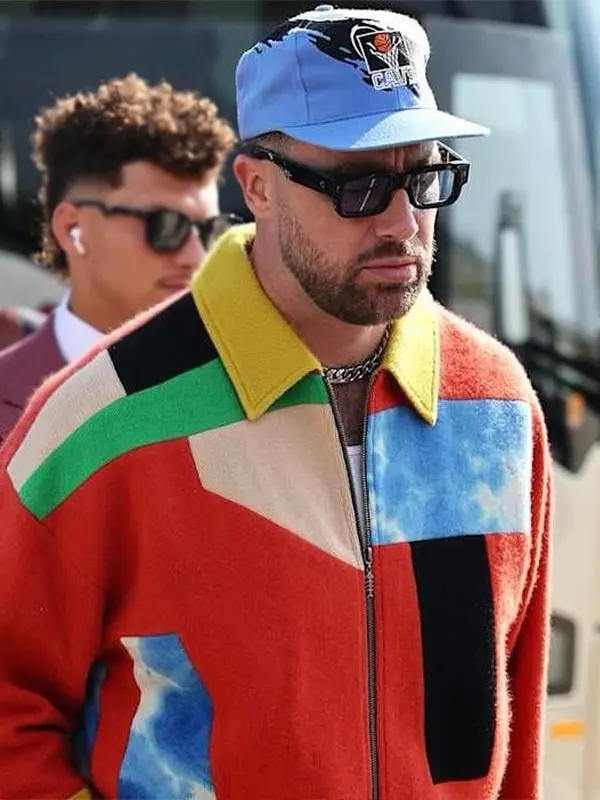 Travis Kelce Patchwork Jacket