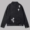 Chrome Hearts Black Denim Jacket