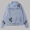 Chrome Hearts Blue Denim Jacket