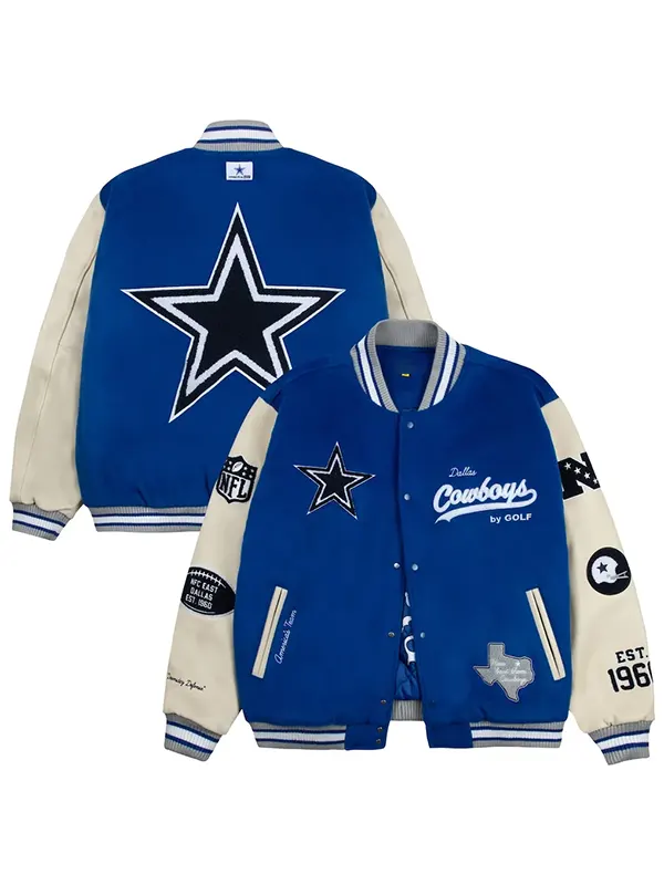 Dallas Cowboys GOLF WANG Letterman Jacket