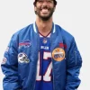 Daniel Ricciardo Buffalo Bills Varsity Jacket Blue