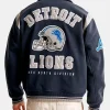 Detroit Lions Blue Varsity Bomber Jacket