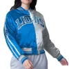 Detroit Lions Cropped Full-Snap Jacket