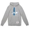 Detroit Lions Throwback Logo Pullover Hoodie Grey