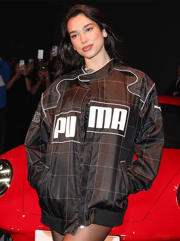 Dua Lipa Oversized Puma Racer Jacket