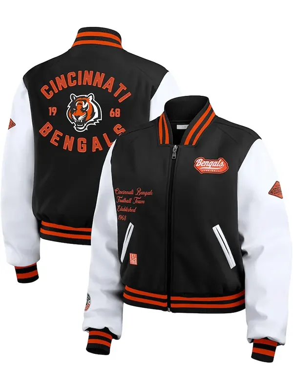 Erin Andrews Cincinnati Bengals Varsity Jacket