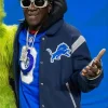 Flavor Flav Detroit Lions Varsity Bomber Jacket Blue