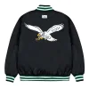 GOLF WANG NFL Philadelphia Eagles Satin Bomber Jacket