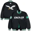 GOLF WANG Philadelphia Eagles Satin Bomber Jacket