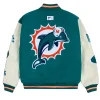 GOLF WANG x NFL Miami Dolphins Full Snap Letterman Jacket