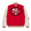 GOLF WANG x NFL San Francisco 49ers Letterman Jacket Red