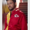 Holiday Touchdown A Chiefs Love Story Tyler Hynes Chiefs Varsity Jacket