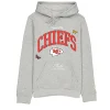 Kansas City Chiefs FELT Gray Hoodie