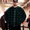 Kith Green Beaded Velvet Clay Bomber Jacket Travis Kelce