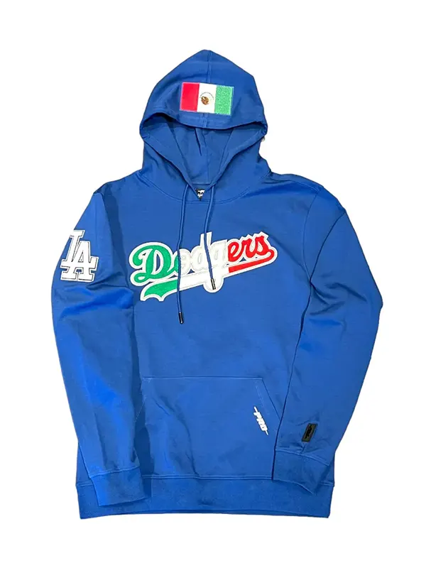 Los Angeles Dodgers Mexico Wordmark Hoodie