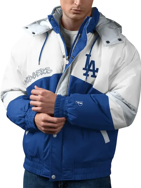 Los Angeles Dodgers Shoulder to Shoulder Raglan Hoodie Jacket