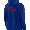 NFL Buffalo Bills Sean Mcdermott Sideline Club Pullover Hoodie