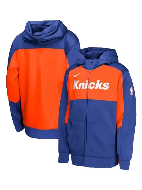 New York Knicks On-Court Showtime Performance Hoodie