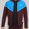 Nike Tech Windrunner Burgundy Reflective Jacket