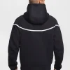 Nike Tech Windrunner Men’s Reflective Design Details Fleece Full-Zip Jacket Black