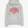 San Francisco 49ers FELT Gray Hoodie