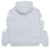 Sp5der Beluga Grey Hoodie