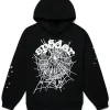 Sp5der OG Web Black Hoodie