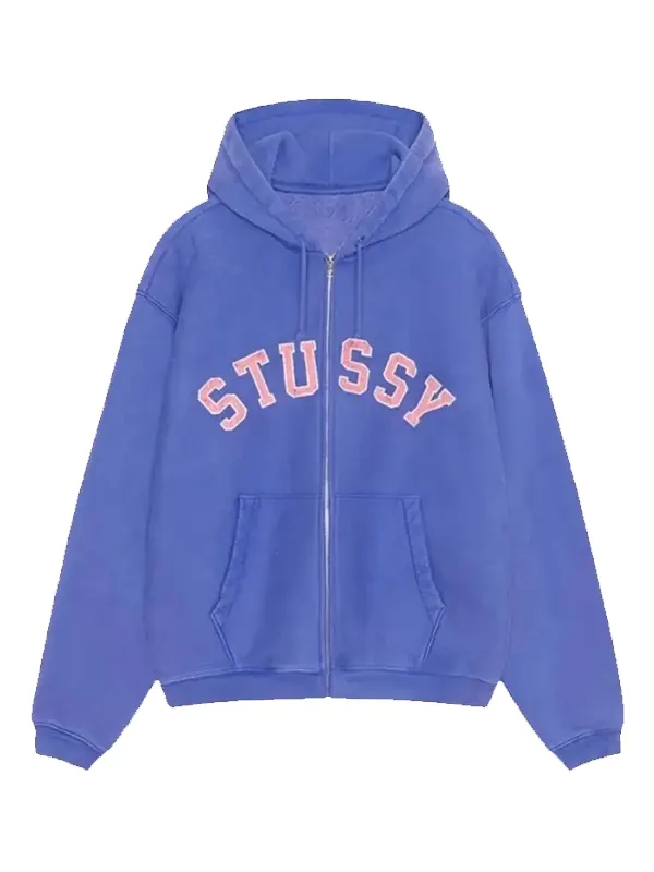 Stussy Faded Graphic Zip Hoodie