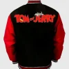 Tom and Jerry Black & Red Varsity Jacket