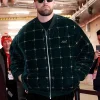 Travis Kelce Kith Green Velvet Jacket