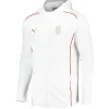 AC Milan PUMA Casuals Hooded Zip Up Jacket White