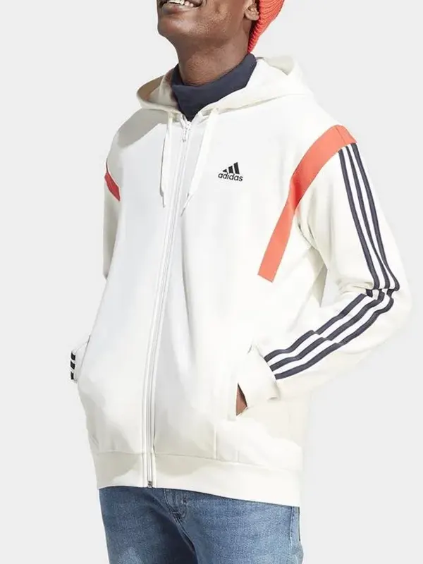 Adidas Colorblock Full-Zip Hoodie