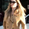 Angelina Jolie Los Feliz Camel Wool Coat