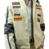 Apex Racer Beige & Grey Racer Jacket