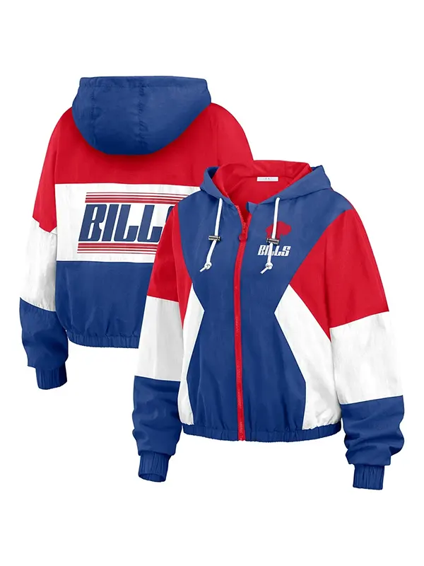 Erin Andrews Buffalo Bills Color Block Jacket