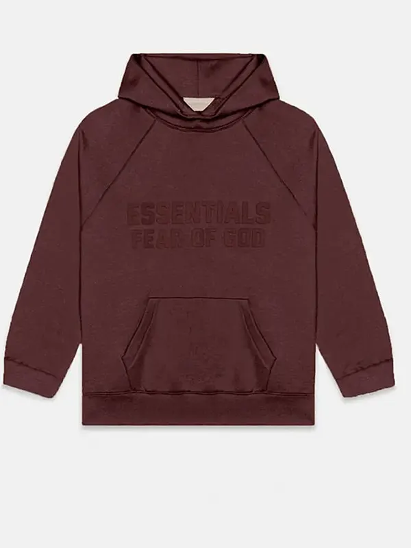 Fear of God Essentials Plum Hoodie