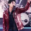 Joe Jonas Times Square Performance Leather Jacket