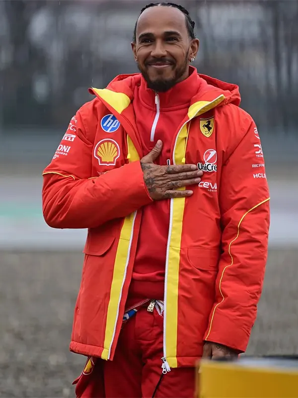 Lewis Hamilton Scuderia Ferrari F1 2024 Team Jacket