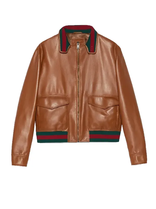 Men's Bomber Leather Jacket