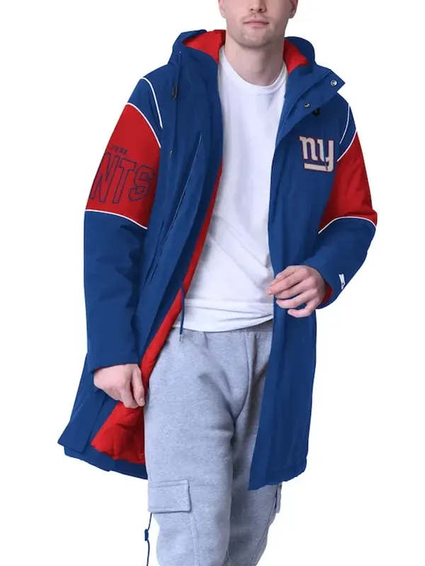 New York Giants Starter Polyfill Stadium Jacket