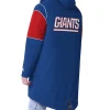 New York Giants Starter Royal Dynasty Polyfill Stadium Full-Zip Jacket