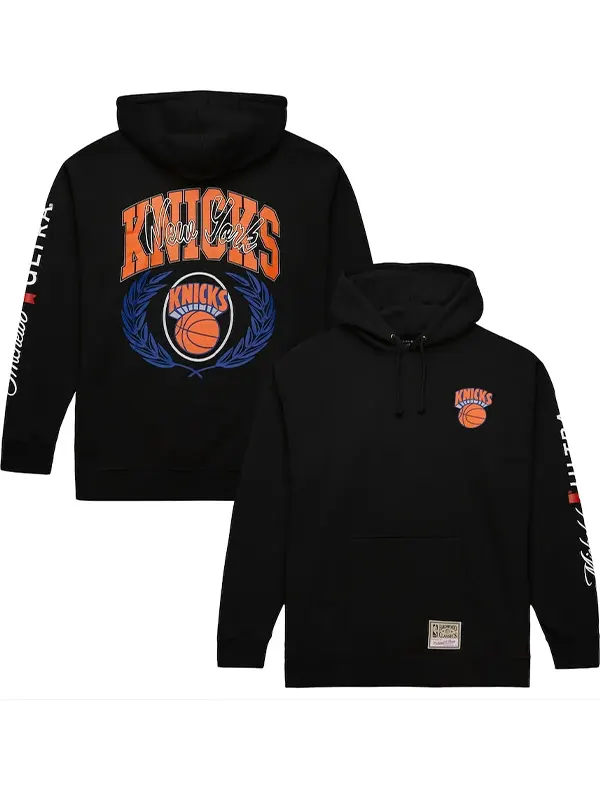 New York Knicks Black NBA x Michelob Ultra Pullover Hoodie