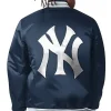 New York Yankees Starter Navy Full-Snap Satin Jacket