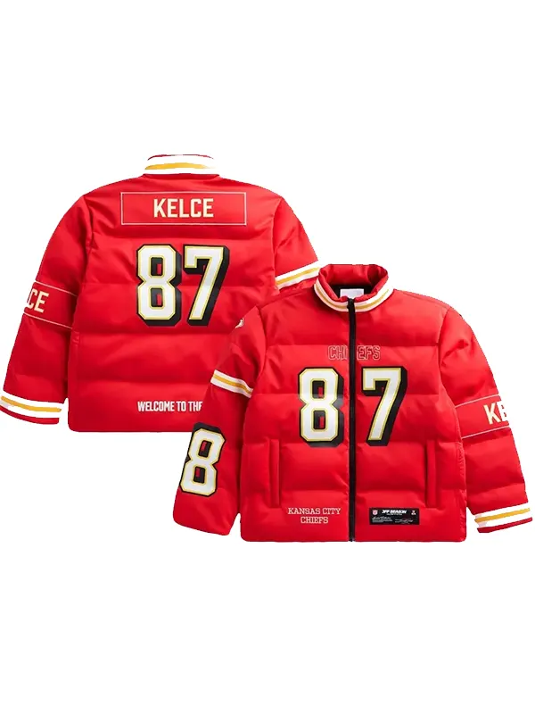 Off Season Travis Kelce Chiefs Player Puffer Jacket