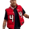 OffSeason Kristin Juszczyk 49ers Puffer Vest Red