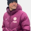 Paris Saint Germain Nike Puffer Jacket Burgundy