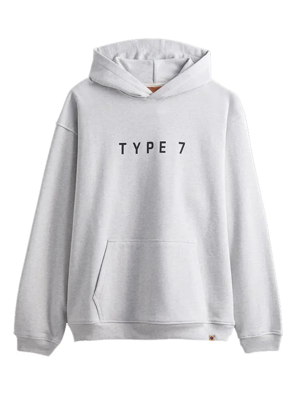 TYPE 7 Text Logo Hoodie