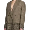 Taylor Swift Stella Mccartney Crystal Cage Oversized Blazer Brown